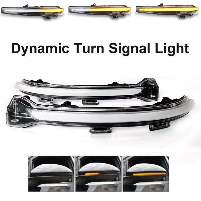 LED BOCNI DYNAMIC MIGAVCI U RETROVIZORU, TIPSKI - VW - CLEAR LENS Beograd Zemun